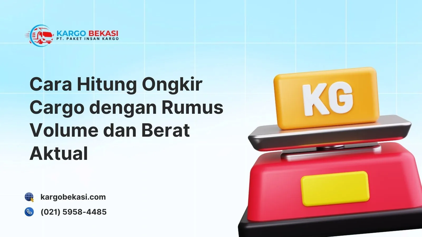 Cara Hitung Ongkir Cargo dengan Rumus Volume dan Berat Aktual
